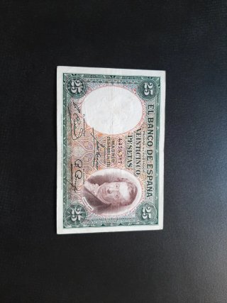 BILLETE DE 25 PESETAS DE 1931