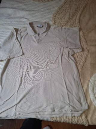 Polo de hombre beige