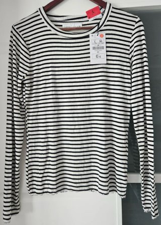 Camiseta Manga Larga Rayas Lefties Talla L