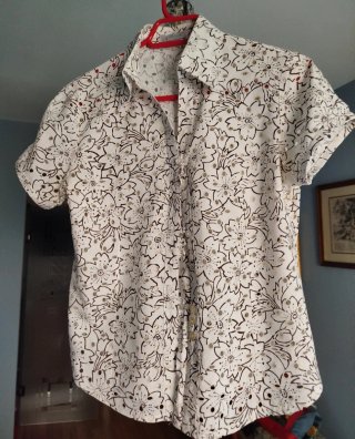 Camisa HASHUN Calada Floral Talla 40