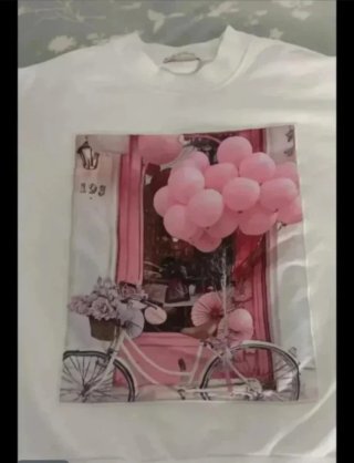 Sudadera Blanca con Estampado