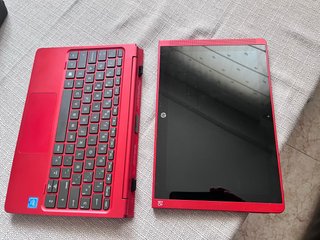 Ordenador Portátil Tablet HP Rojo