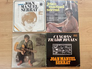 4 Vinilos Joan Manuel Serrat