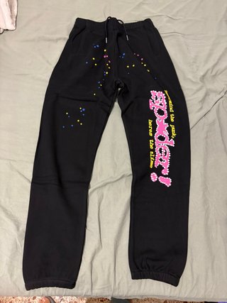 Pantalones Sp5der Negros