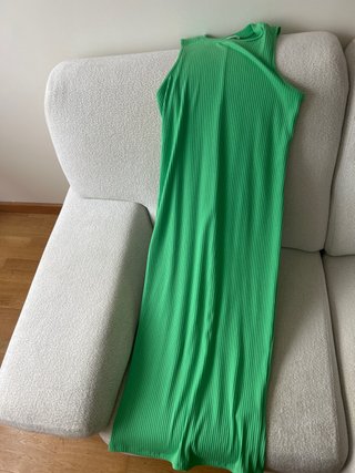 Vestido de punto verde