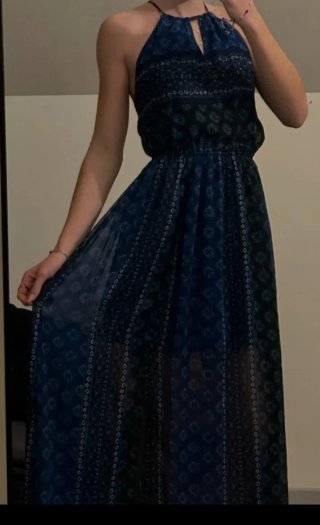 Vestido Hollister Azul Talla M
