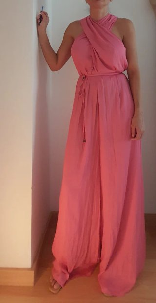 Mono largo rosa