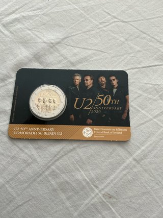 Moneda Conmemorativa U2 50 Aniversario 2026