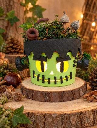Caja Decorativa Frankenstein Halloween