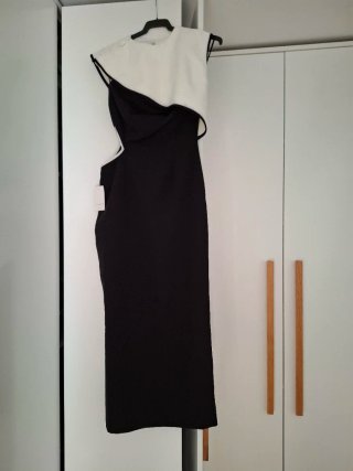 Vestido de invitada Cardie bicolor