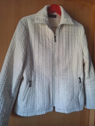 Chaqueta Blanca Texturizada