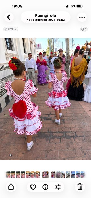 Vestido de flamenca infantil