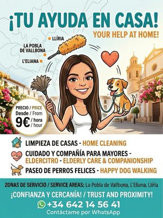 Limpieza, Cuidado y Paseo de Mascotas