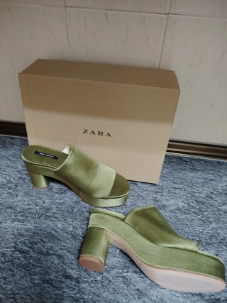 Sandalias Zara Verdes