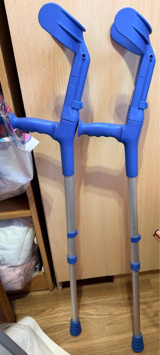 Forta, Muletas 2 uds azules de codo birregulables
