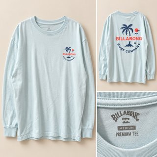 Camiseta Manga Larga Billabong Azul