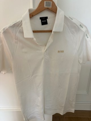 Polo Hugo Boss Blanco Talla M