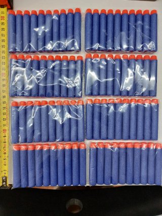80 Balas de Espuma para Nerf