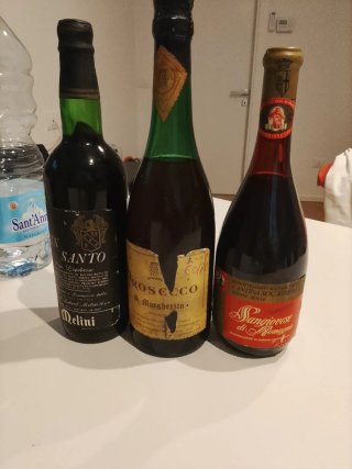 Set 3 bottiglie di vino vintage