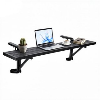 Mesa colgante de balcón y barra de barandilla, WPC