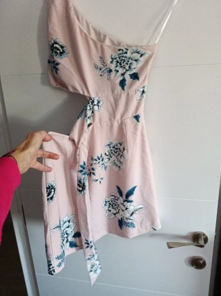 Vestido Corto Estampado Floral Talla S