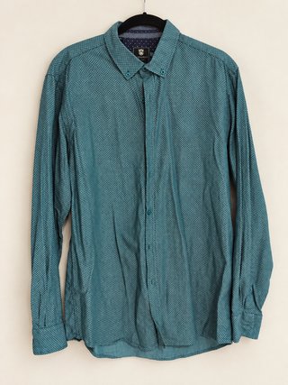 Camisa Steel & Jelly verde talla L