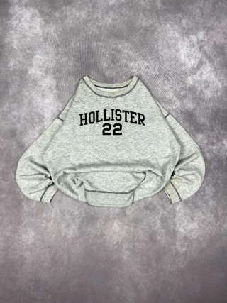 Sudadera Hollister Vintage Gris Talla M