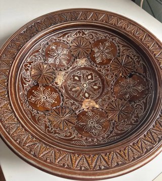 Plato Decorativo Artesanal