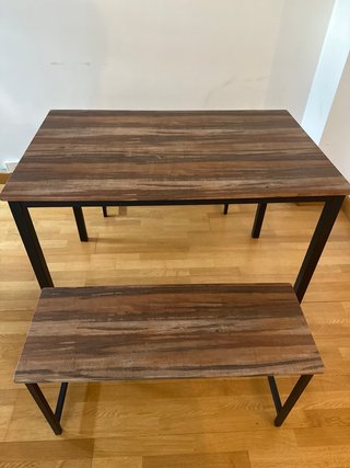 Mesa y Banco 110x70cm