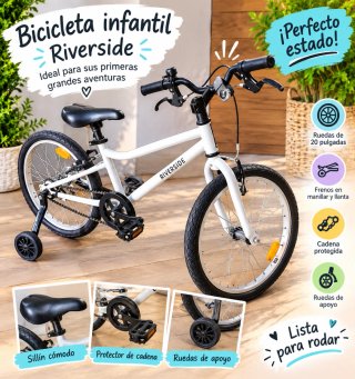 Bicicleta Infantil Riverside 20 pulgadas