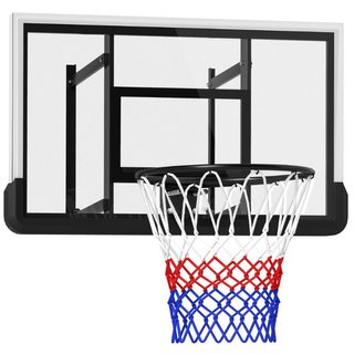 Canasta de baloncesto y tablero, acero, aro Ø45 cm