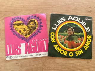 2 Vinilos Luis Aguilé