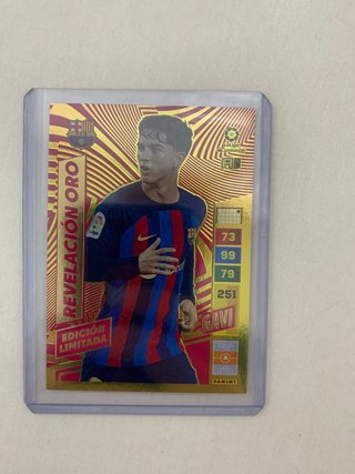 Cromo Gavi Revelación Oro Edición Limitada