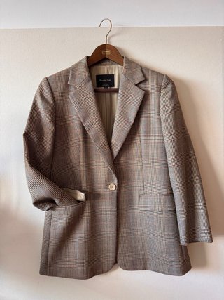 Blazer Massimo Dutti Príncipe de Gales