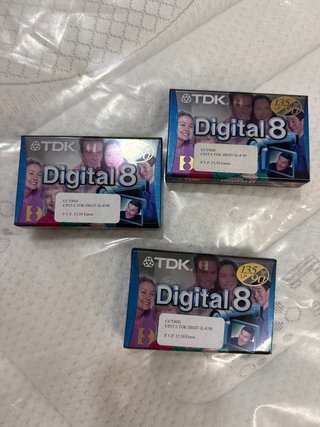 3 Cintas TDK Digital 8