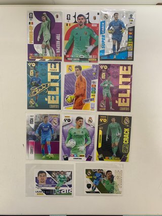 Lote de Cromos Panini Thibaut Courtois