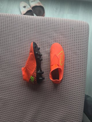Botas de Fútbol Niño Naranjas