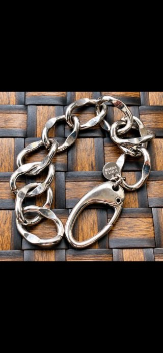 Pulsera Bimba y Lola Plateada XXL