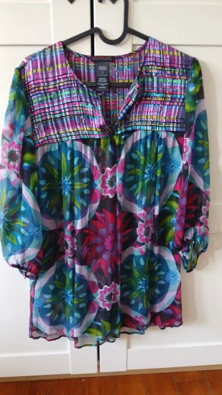 Blusa Custo Barcelona Multicolor Talla M/L