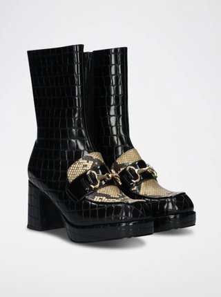 Botines EXE 39 Estampado Cocodrilo y Pitón de 120€
