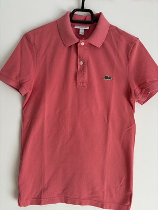 Polo Lacoste Rosa Talla S