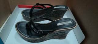Sandalias de cuña Grendha negras