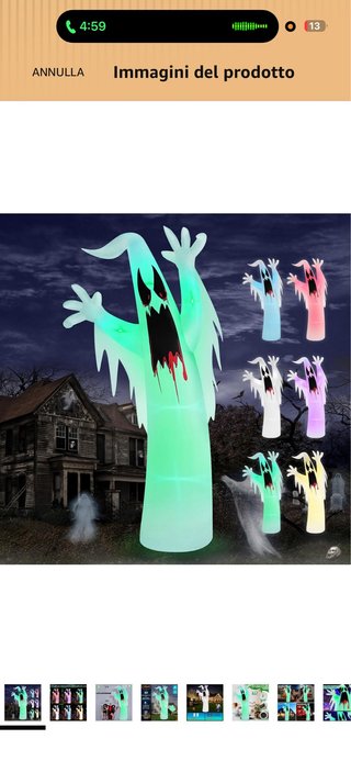 Decorazione Gonfiabile Fantasma Halloween