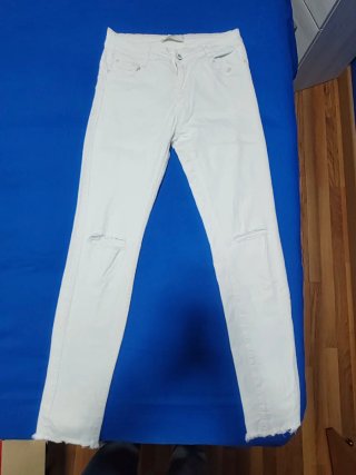 Pantalón Elástico Blanco
