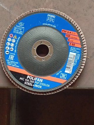 Disco de láminas PFERD POLIFAN 150mm Z60