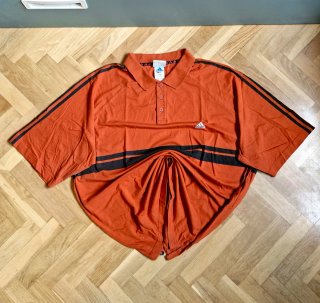 Polo Adidas Vintage Retro Y2K Oversize Original