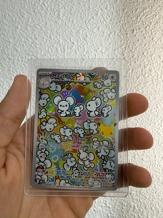 Carta Pokémon Maushold 154 30th En ingles