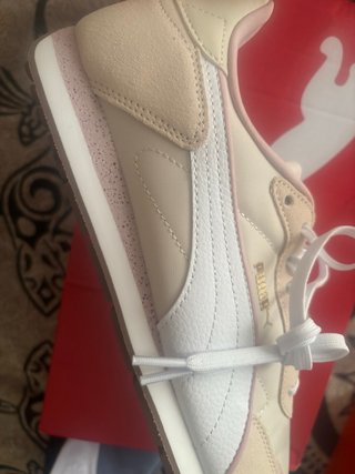 Botines Puma Rosa y Beige