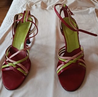 Sandalias de Tiras Multicolor