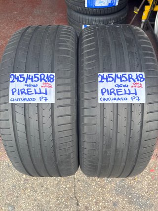 2 Neumáticos PIRELLI Cinturato P7 245/45R18